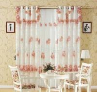 赛欧布艺新品推荐 春花温情粉雕花窗帘，打造温馨家居氛围