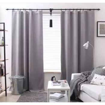 高级灰色系窗帘布艺 摩尔登窗帘的优雅之选